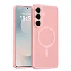 Funda para teléfono Samsung S26 Ultra con sensación de piel, aplicable transfronteriza, funda magnética S26fe con orificios de precisión, cubierta protectora anti-caídas S25u