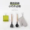 Estante para ollas y palas con agujeros para colgar Estante de almacenamiento para cocina Estante de plástico para tapas de ollas Estante de almacenamiento para tablas de cortar Varios estantes de almacenamiento