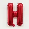Globos de Papel de Aluminio con Letras y Números Rojos de 16 pulgadas Decoración para Primer Cumpleaños Boda Globos de Papel de Aluminio Venta al por Mayor