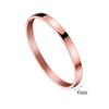 Pulsera abierta de pareja de acero de titanio brillante de venta caliente transfronteriza europea y americana pulsera simple de acero inoxidable joyería con letras para hombres y mujeres