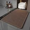 Esterilla de lino engrosada, antideslizante, resistente a la suciedad, alfombrilla de baño absorbente, felpudo para entrada y baño, felpudo resistente al desgaste