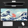 Mouse Pad Onda Ukiyo-E Tapete de Mesa Espesso Tapete de Teclado Gaming E-Sports Escritório Atacado Antiderrapante Estilo Japonês Simples