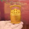 Adorno de lingote de oro de aleación de fábrica, atrayendo fortuna, riqueza y tesoro, regalo de inauguración de escritorio, se puede enviar en nombre de los clientes
