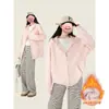 Moletom cinza com capuz para mulheres, nova moda feminina 2026, design exclusivo, blusa soltinha, jaqueta petite para mulheres, outono