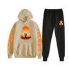 Venta caliente de comercio exterior nuevo Haikyuu voleibol pareja junior sudadera con capucha leggings conjunto de dos piezas