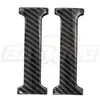 Adecuado para 24 Modelos de Suzuki Spacia Manija Interior de la Puerta Trasera Modificada Decoración ABS Fibra de Carbono Adorno Decoración para Volante a la Derecha