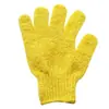 Guantes de Baño de Cinco Dedos, Guantes de Baño Exfoliantes, Guantes de Fregado Fuerte para Eliminar la Suciedad y Fregar la Espalda