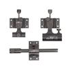 Caja de Pesca Ultraligera de Aleación de Aluminio y Magnesio Corona Constante Accesorios Set de Tres Piezas Tipo Enchufe Soporte para Sombrilla de Pesca Soporte para Protector de Peces Soporte para Batería Soporte para Plato de Cebo