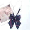 Corbata Azul Estilo Universitario jk Camisa Holgada Sin Golpes Accesorios Ropa Académica Rayada Japonesa Corbata de Lazo Mano Femenina Golpea Masculino dk