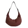 Bolso de moda retro tipo empanada para mujer, nueva colección otoño/invierno 2026, bolso cruzado de gran capacidad, versátil para el trabajo, bolso de hombro y bolso de axila