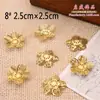 Metal Vazado Tridimensional Flor Borboleta Pétalas de Flor Pedaços de Flor Pavão Crescente DIY Estilo Antigo Acessórios de Cabelo para Noiva