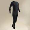 Ropa interior térmica transfronteriza para hombre, con forro polar, engrosada, conjunto de ropa de otoño, invierno, para exteriores, ajustada, deportiva, capa base de alta elasticidad