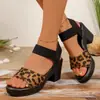 Novas sandálias romanas casuais femininas de alta qualidade, estilo europeu e americano, com alça única e salto alto, dropshipping disponível.