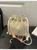 Bolso Cubo Estilo Nuevo, Bolso Bandolera para Hombro, Bolso Tejido Simple Casual de Moda Primavera y Verano, Bolso Pequeño de Vacaciones 2026