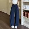 Pantalones Anchos de Media Luna Fluidos para Mujer 2026 Otoño Temprano Nuevos de Cintura Alta de Secado Rápido Ropa de Trabajo Sueltos Casuales Adelgazantes Pantalones Banana