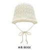 Blogger de Corea del Sur con gorro de punto calado con cordones, primavera y otoño, transpirable, delgado, elegante, personalidad, retro, gorro para la cabeza