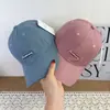 Gorra de béisbol simple bordada con letras, de ala curva, suave, versátil, para otoño, para mujer, gorra de pico de pato versátil de moda, estilo Ins, para adelgazar el rostro, para hombre