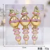 Regalo creativo de Navidad, bola de decoración para árbol de Navidad, bola de hielo de simulación navideña de forma especial, decoración creativa navideña, bola de Navidad