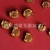 Piedra Cruda de Cinabrio Natural Arena de Cristal Cuentas Sueltas Cuenta Individual Alto Contenido Hecho a Mano Accesorios DIY Pulsera Mayoreo