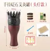 Frasco de Moxibustión Portátil Frasco de Moxibustión Casero Frasco de Moxibustión de Piedra Taza Multifuncional para Raspado Facial Taza de Terapia para la Cabeza de Mano Dispositivo de Moxibustión Tibio de Masaje