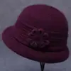 Gorro tejido para mujeres de mediana edad y mayores, otoño e invierno, estilo abuela, cálido y con forro de polar, adecuado para madres y personas mayores