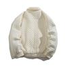 Nueva Chaqueta de Vuelo con Forma de Diamante para Invierno 2025 Empalmada con Chaqueta de Algodón Cachemir, Chaqueta de Algodón de Alta Gama Atractiva para Hombre
