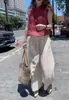 26295 Nuevo Gran Amor Belleza Yi Yuan 2026 Verano Nueva Moda Color Sólido Sin Mangas Top Casual Pantalones de Pierna Ancha Adelgazantes