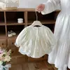 Ropa para Bebé Recién Nacido Pelele Otoño Estilo Coreano Encaje Vestido Princesa Monito Niña Mes Completo Vestido de Cumpleaños