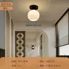 Luz de Pasillo, Luz de Pasillo, Estilo Americano Antiguo, Vidrio Retro Simple y Creativo, Madera Maciza, Entrada, Balcón, Entrada, Luz de Techo