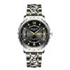 Reloj para Hombre Marca Suiza Dropshipping con Esfera Grande, Doble Calendario, Luminoso, Resistente al Agua, Cuarzo, Caja de Aleación Transfronteriza