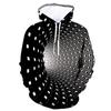 Sudadera con capucha y estampado digital 3D de explosiones de comercio exterior de Amazon, informal, con código europeo, gran oferta, venta de fábrica