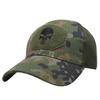 Boné de Beisebol Militar Camuflado Outdoor para Fãs Militares Forças Especiais Tático Camuflado Chapéu Caveira Aba Protetora Velcro