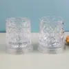Copo de Whisky Nórdico, Copo Tumbler Rotativo, Copo Criativo com Textura Martelada em Relevo, Copo para Destilados, Copo para Licores