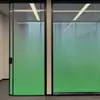 Película Electrostática para Vidrio de Color Degradado Mate UV de Gama Alta Anti-Mirada Partición de Oficina Bloqueadora de Luz Pegatina Antiestática