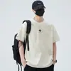 Camiseta de Manga Corta de Marca de Moda para Hombre, Nuevo Estilo Verano 2026, Estampado Tie-Dye, Holgada y Versátil, Camiseta de Media Manga a la Moda para Hombre, Moderna