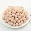 3cm 10 Piezas Por Paquete Bolas Blancas de Pelo de Alta Elasticidad Bolas de Pelo Pequeñas Coloridas de Poliéster Accesorios de Bolas de Felpa de Poliéster para Manualidades