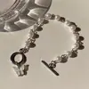 Pulsera de Venta Caliente Bienestar Loto Mariposa China Ping An Ins Collar de Estudiante Mano Simple de Mejor Amigo