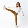 Leggings de Color Sólido Estilo Coreano Nuevos para Otoño e Invierno, Pantalones Ajustados Elásticos de Algodón para Niños Mayores, Pantalones para Niñas