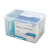 Botiquín casero, Caja transparente para guardar mascarillas, Caja para guardar reactivos de prueba de antígenos, Caja para guardar medicamentos regulares, Gran capacidad