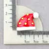 Accesorios para Funda de Teléfono Móvil de Alce Accesorios para el Cabello DIY Accesorios de Navidad Muñeco de Nieve Árbol de Navidad Pegamento de Crema DIY Accesorios para Tocados de Resina