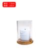 Copo Simples Transparente para Vela Perfumada Vidro Feito à Mão Pote Vazio Armazenamento Porta-Velas para Casa Garrafa Vazia Atacado Pote de Vidro