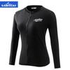 Traje de Banho Masculino Novo Personalizado Transfronteiriço Dividido Manga Longa Protetor Solar Roupa de Mergulho Feminina Secagem Rápida Impermeável Roupa de Mãe Surfer Casal