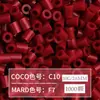 Paquete de Recarga de 264 Colores 1000 Piezas 2.6 mm Fusion Beads Tablero de Pines Set de Rompecabezas Beads para Planchar Serie Completa de 264 Colores