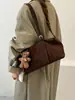 Bolso de Hombro Individual Esmerilado para Mujer 2026 Nuevo Bolso Cruzado Simple Versátil Sensación de Alta Gama Bolso de Axila Dropshipping