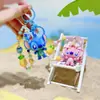Serie de Playa de Verano Co-Branded Jinnew & Stitch Cadena de Cuentas para Teléfono Móvil Llavero Colgante Colgante para Bolso