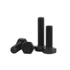 Juego de Tornillos y Tuercas Hexagonales Externas Grado 8.8 Negro de Rosca Completa y Media Rosca con Combinación de Arandelas Planas y de Resorte Gb M6~M27 Juego en Caja