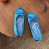 Zapatos Mary Jane Planos de Punta Redonda Bajos Estilo Ballet Francés para Mujer Verano 2026 Nuevos Aumento Interno de Altura Suela Suave Versátiles