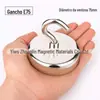 Gancho Ímã Forte Ndfeb Gancho Magnético Metálico Anticolisão Ímã com Ventosa Super Forte Gancho Magnético Fixo Forte