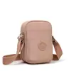 2026 Bolso Cruzado para Teléfono Móvil Nuevo Bolso Pequeño para Pasaporte de Múltiples Capas Bolso Ligero de Tela de Nylon para Mujer Bolso Portátil Casual Repelente al Agua