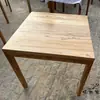 Mesa de Centro y Sillas Vintage, Mesa de Comedor Vieja de Madera de Olmo, Mesa Cuadrada Retro Original de Madera Maciza Desgastada, Taberna, Restaurante de Hot Pot, Mesa y Sillas para Casa de Huéspedes
